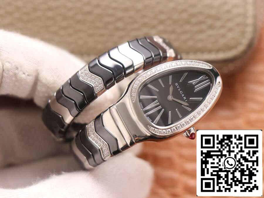 Bvlgari Serpenti 102129 1:1 edição melhor BV Fabbrica acciaio inossidabile Diamond