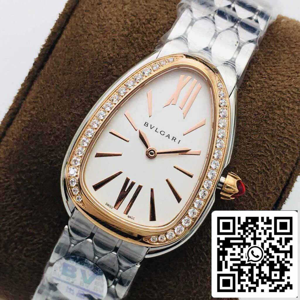 Bvlgari Serpenti 103143 1:1 edición migliore BV Fabbrica Rosa Oro Diamond lunetta