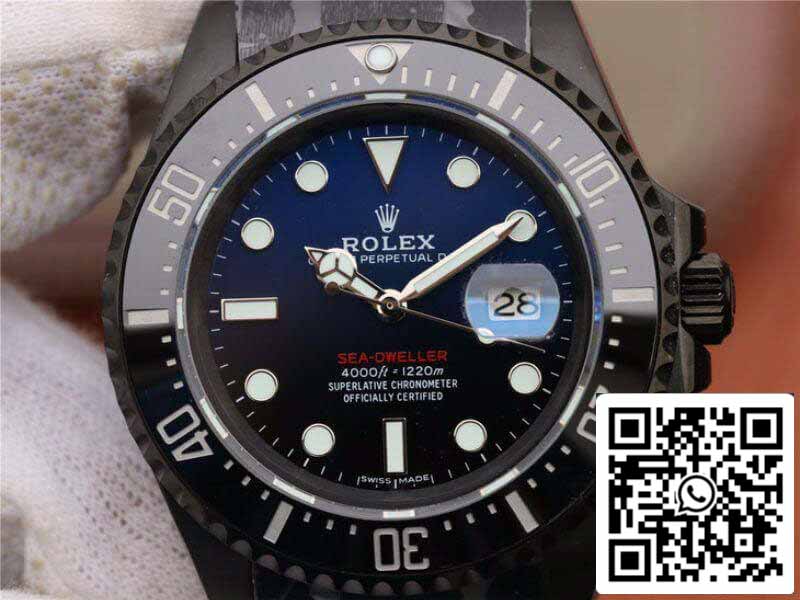 Rolex Deepsea Sea-Dweller 116660 1:1 Melhor Edição Suíça ETA2836 Gradiente Dial