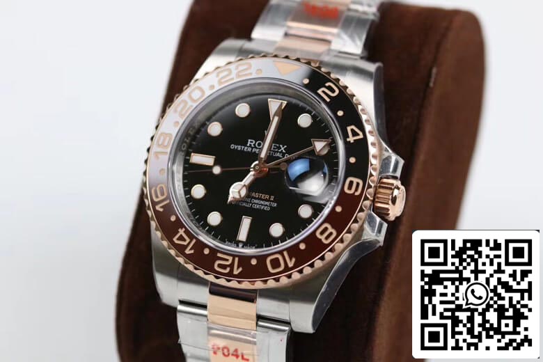 Rolex GMT Master II M126711CHNR-0002 1:1 edizione migliore GM Fabbrica Rosa Oro
