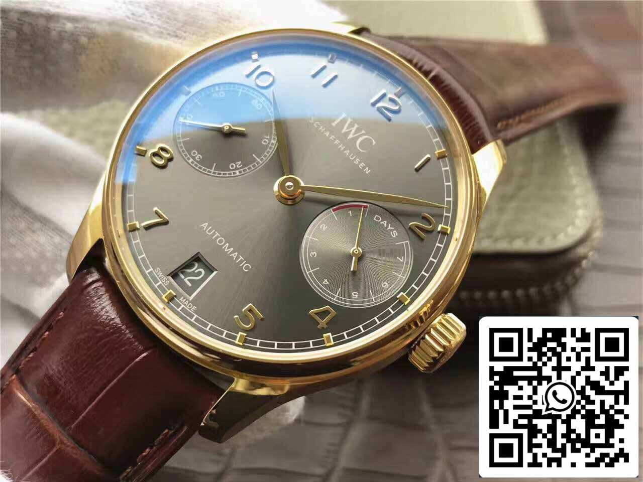 IWC Portugieser IW500101 1:1 Best Edition ZF Fabbrica Grey Dial