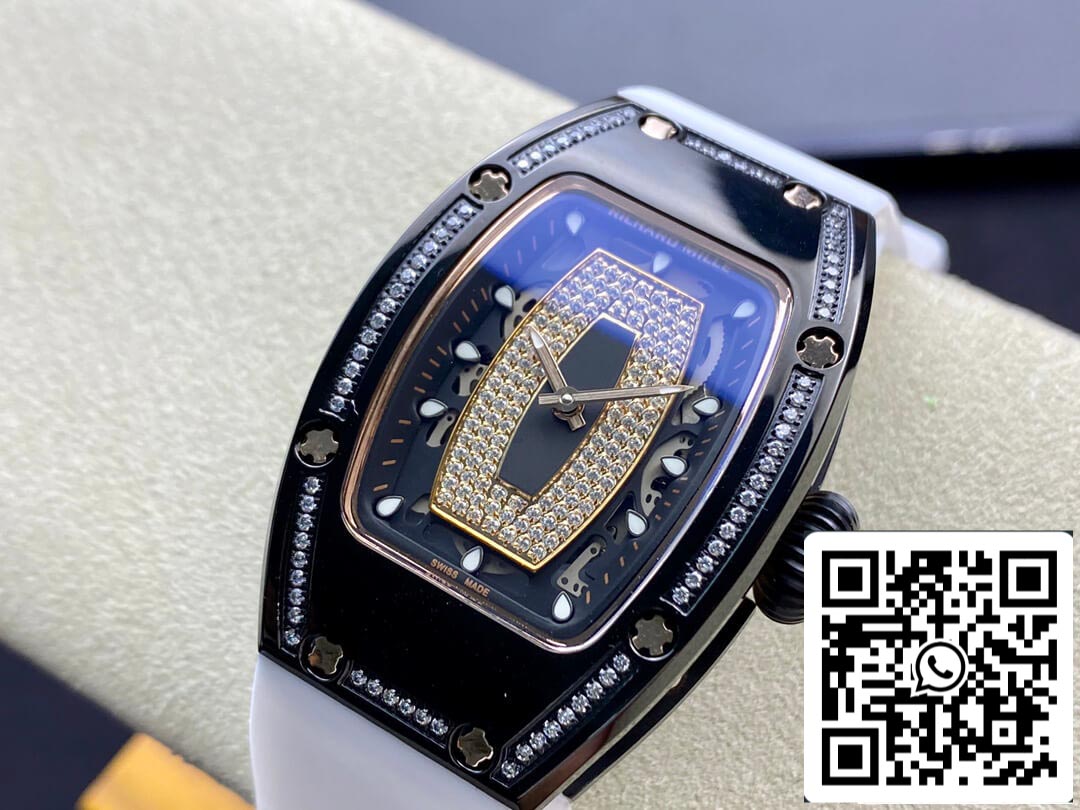 Richard Mille RM 07-01 1:1 Best Edition RM Fabbrica Black Ceramic Case