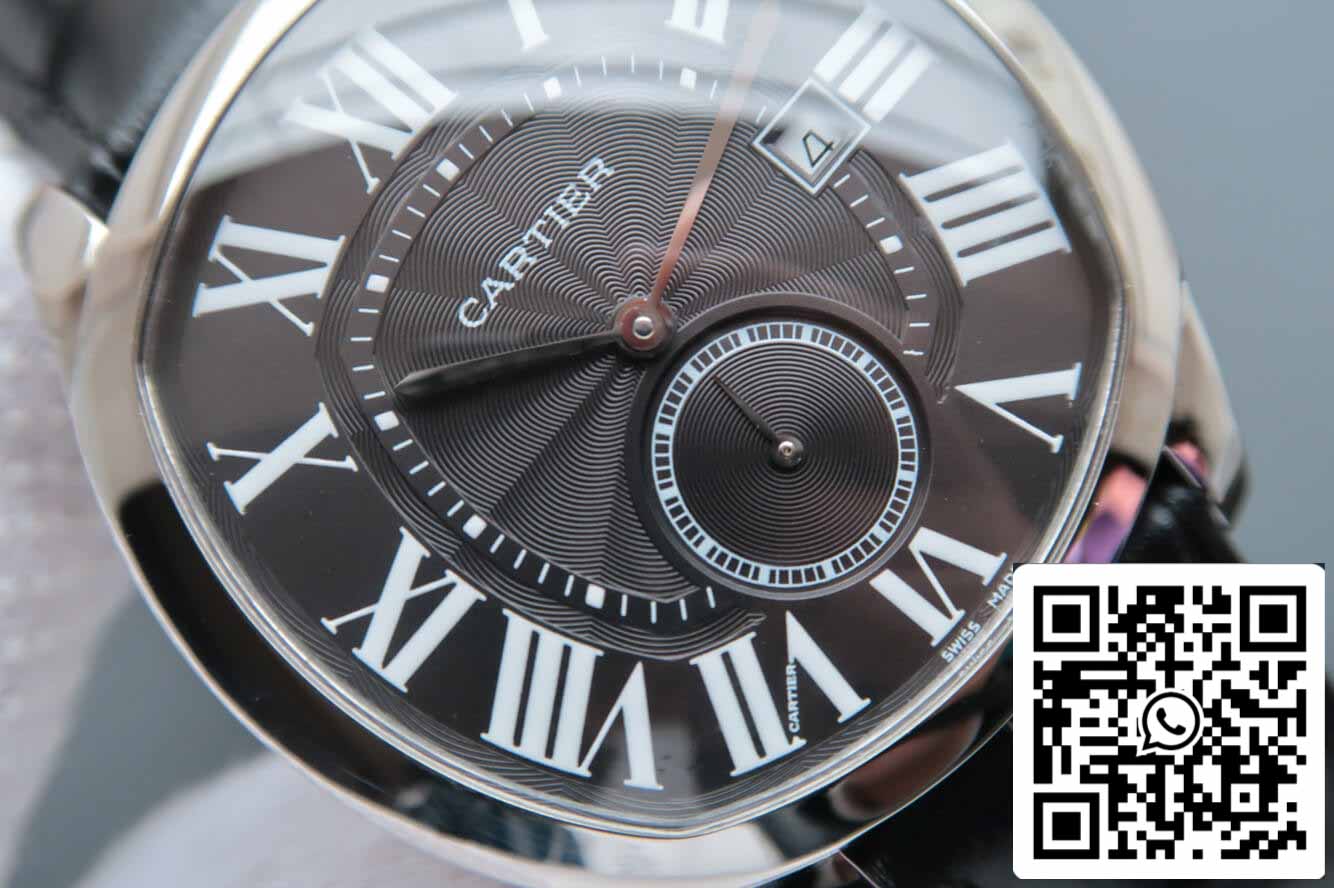 Drive De Cartier WSNM0009 1:1 Best Edition V6 Fabbrica Black Dial