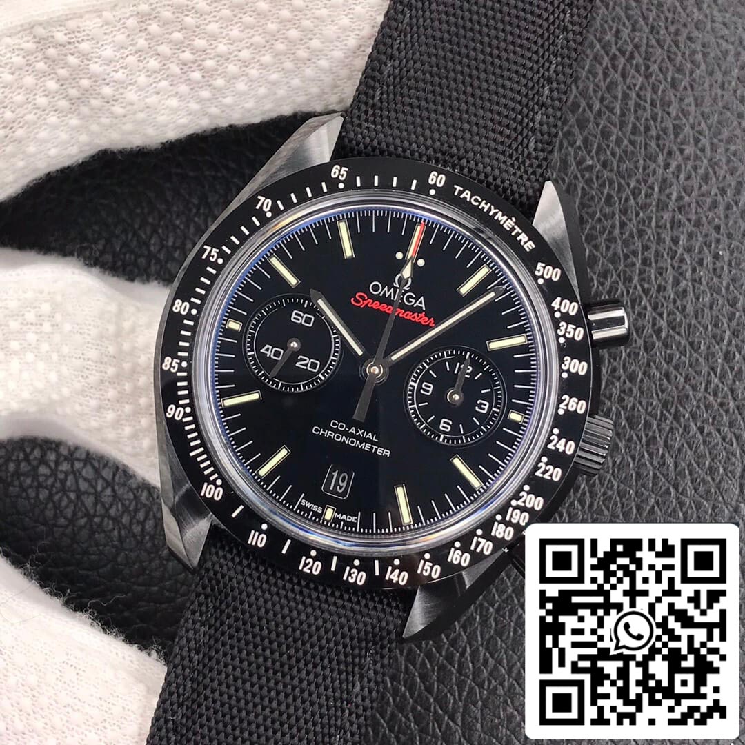 Omega Speedmaster 311.92.44.51.01.003 1:1 Mejor Edición OM Fabbrica V2 Dark Side Of The Moon Cerámica Negra