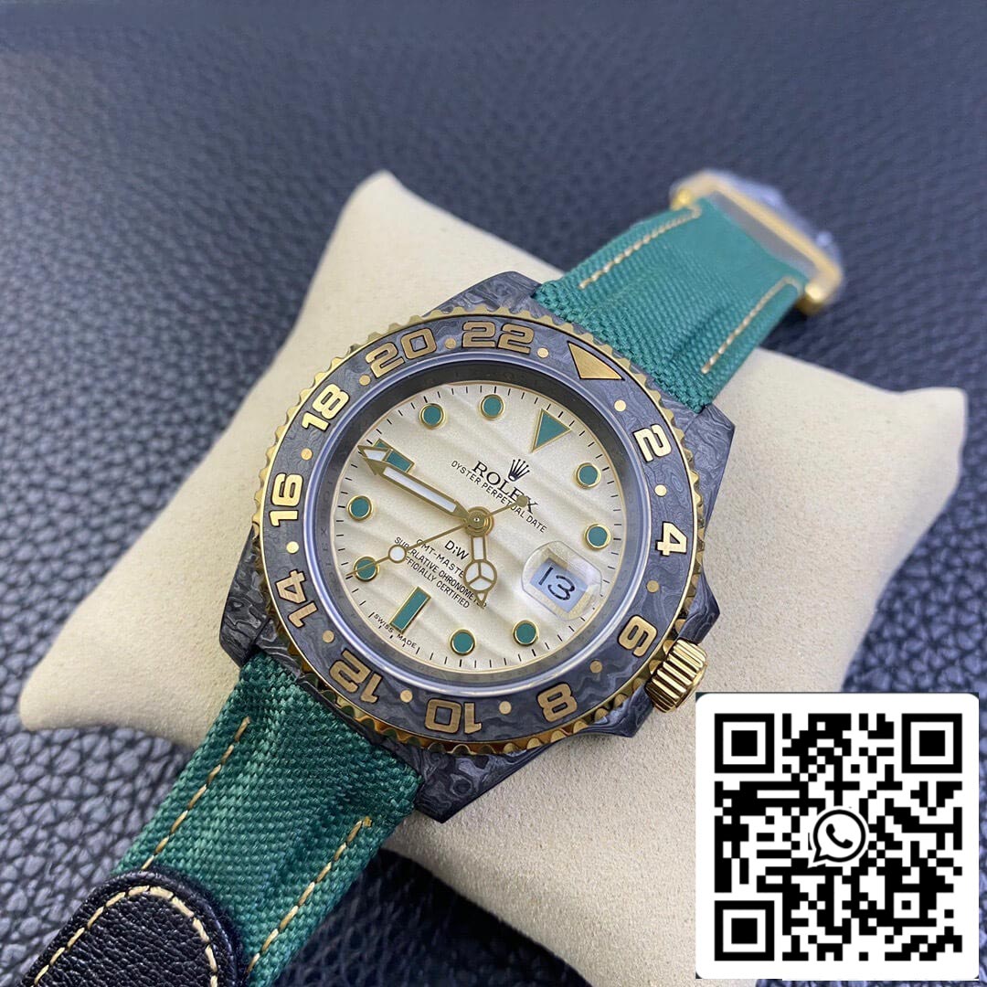 Rolex GMT-MASTER II Diw 1:1 edizione migliore Verde Fabric cinturino