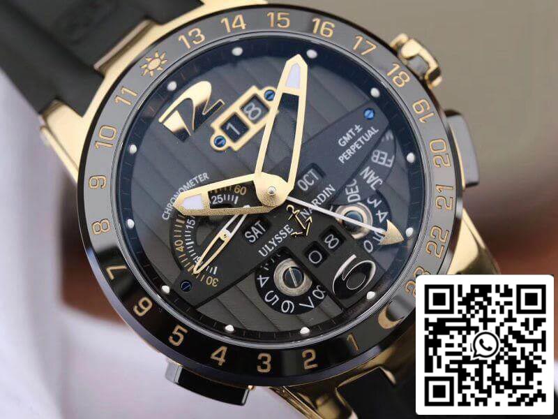 Ulysse Nardin El Toro 322-00-3 18K Rosegold Case All Working GMT Calendar 1:1 Best Edition Swiss UN-32