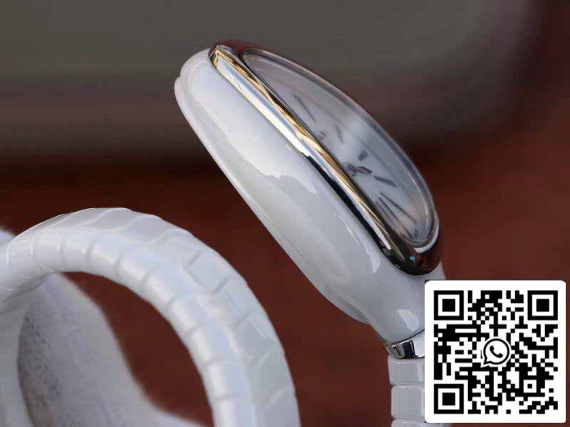 Bvlgari Srpenti Spiga 102613 1:1 edizione migliore BV Fabbrica Argento Acciaio Movimiento de cuarzo suizo