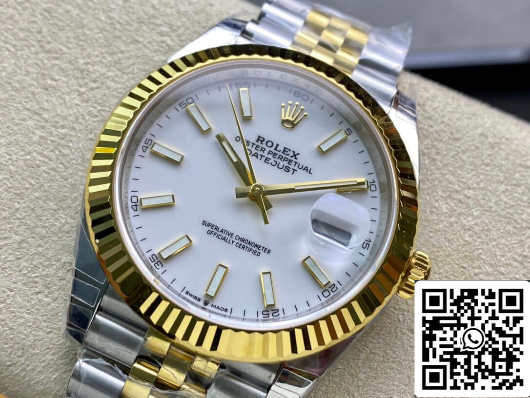Rolex Datejust M126333-0016 41mm Jubilee cinturino VS Fabbrica acciaio inossidabile