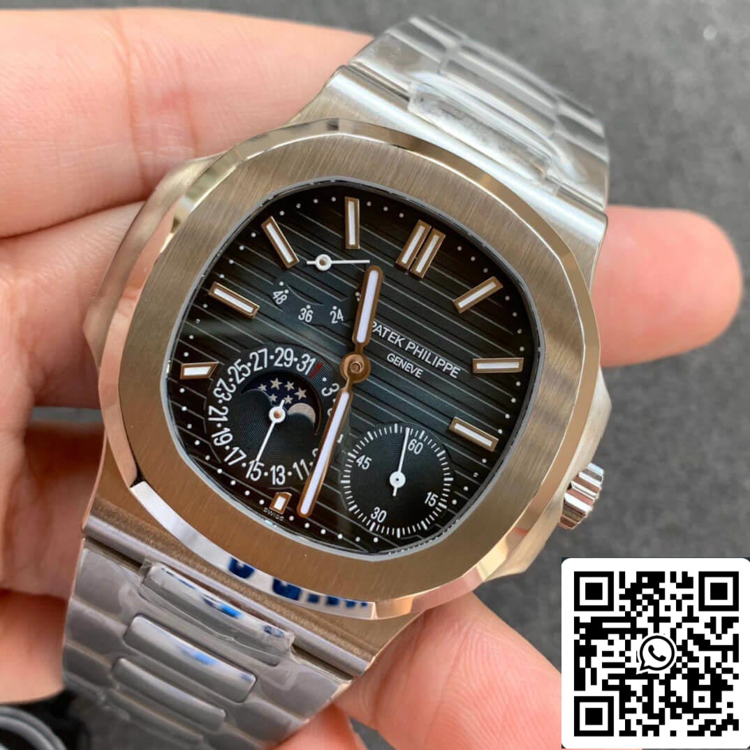 Patek Philippe Nautilus 5712/1A-001 1:1 Best Edition ZF Fabbrica Dark Blue Dial