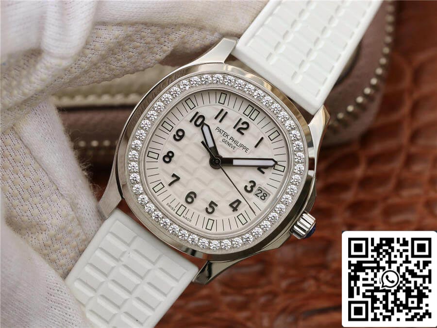 Patek Philippe Aquanaut 5067A-024 1:1 Best Edition PPF Fabbrica Diamond White Dial