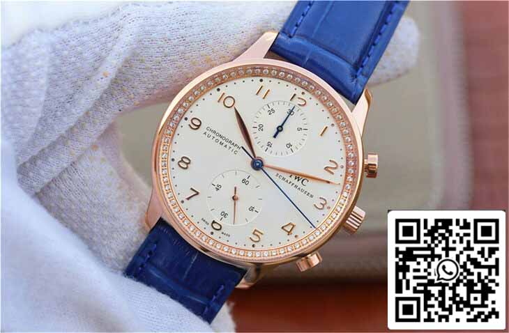 IWC Portuguese ZF Fabbrica 1:1 Best Edition Blue cinturino