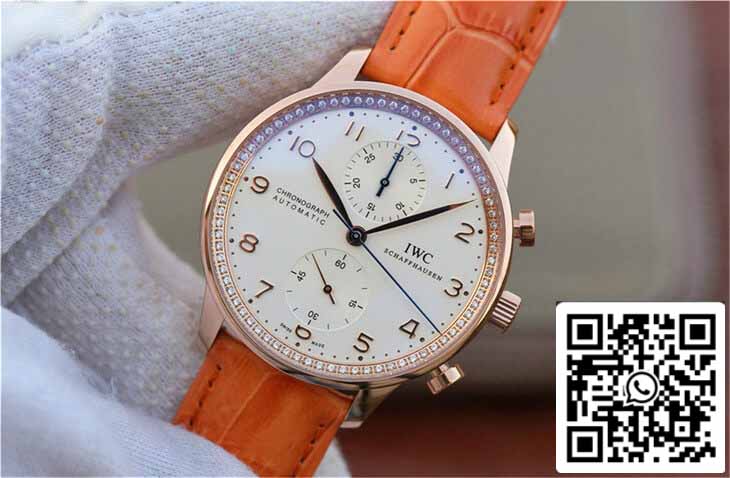 IWC Portuguese ZF Fabbrica 1:1 Best Edition Orange cinturino