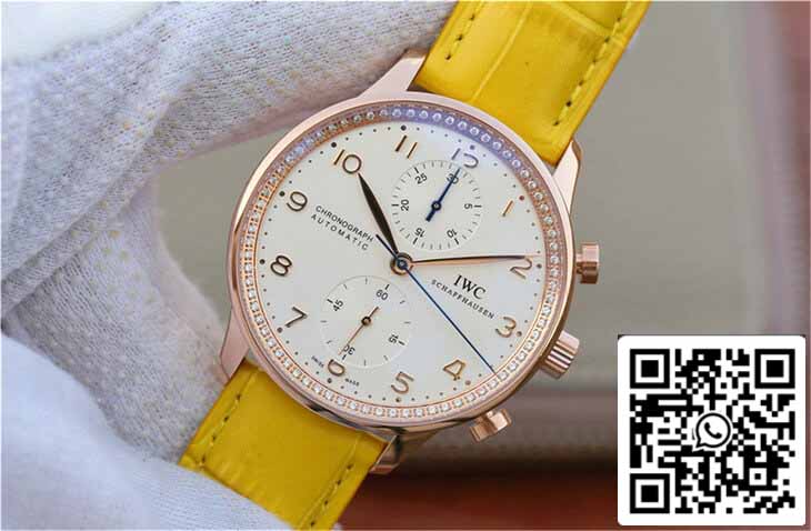IWC Portuguese ZF Fabbrica 1:1 Best Edition Yellow cinturino