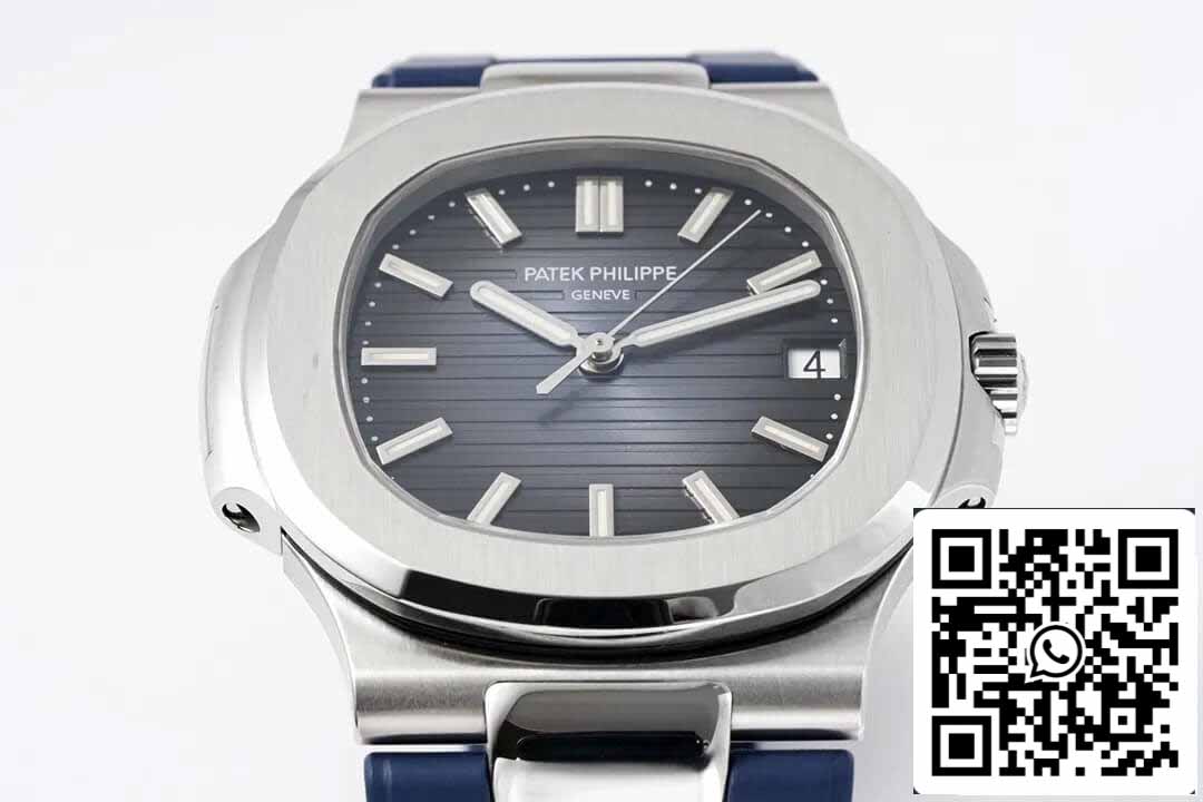 Patek Philippe Nautilus 5711 1:1 Best Edition PPF Fabbrica Cinturino de borracha azul