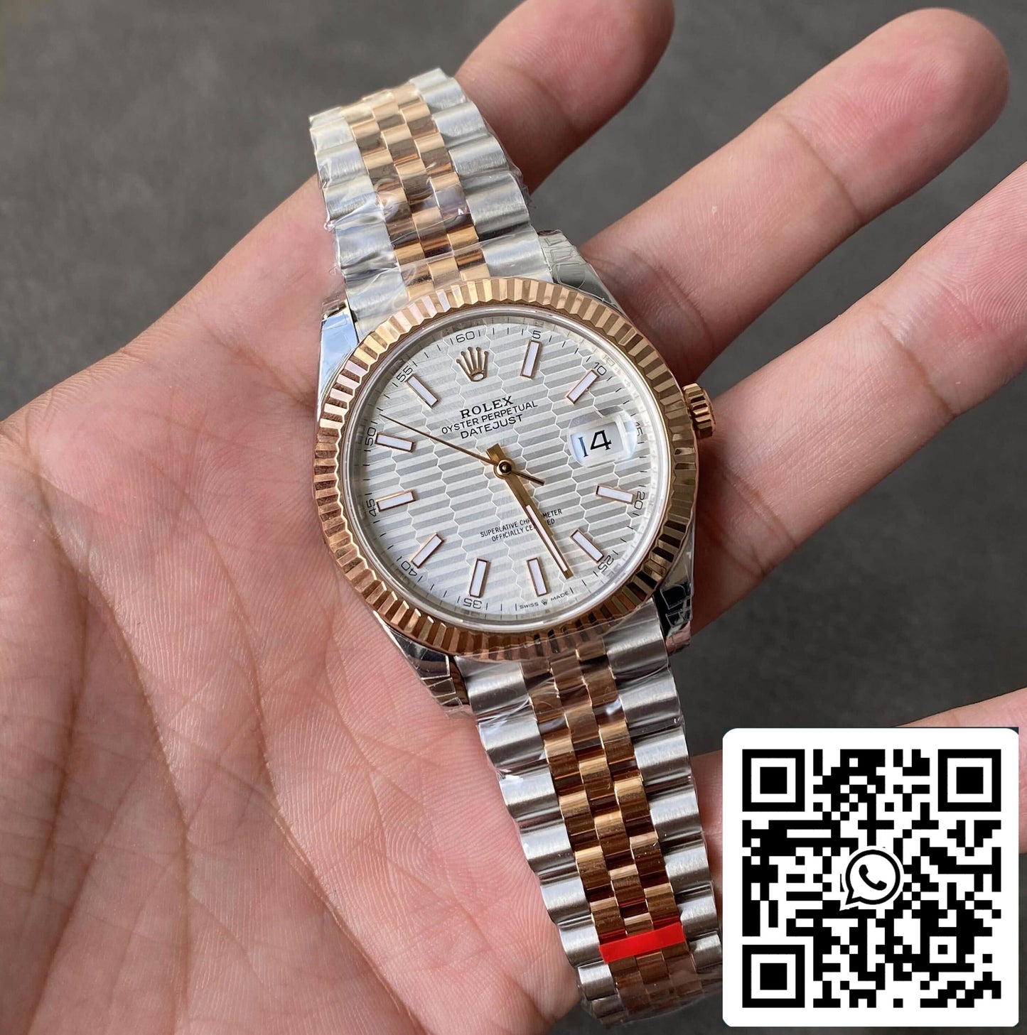 Rolex Datejust M126331-0018 41MM 1:1 edición mayor VS Fabbrica quadrante argento
