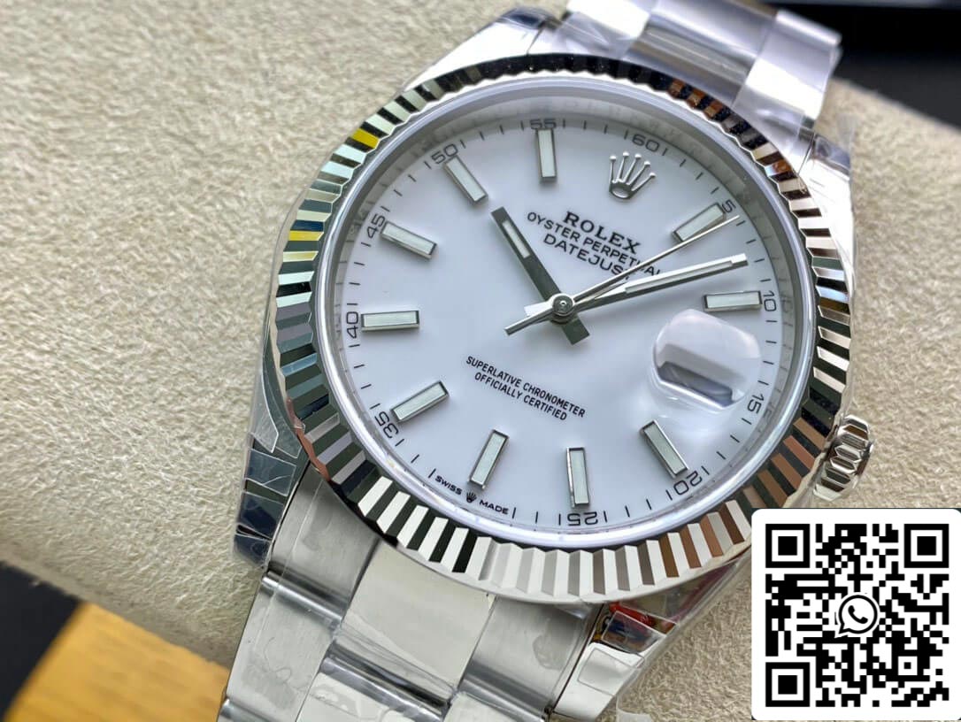 Rolex Datejust M126334-0009 41mm Jubilee cinturino VS Fabbrica acciaio inossidabile