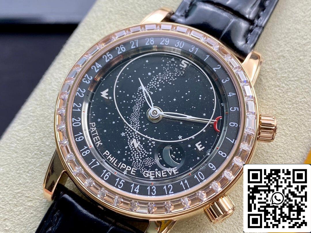 Patek Philippe Grand Complications 6104R-001 1:1 edizione migliore AI Fabbrica Sky Moon quadrante nero