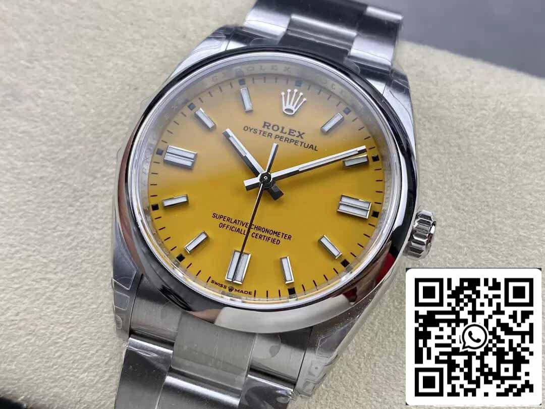 Rolex Oyster Perpetual M126000-0004 36MM 1:1 edizione migliore VS Fabbrica Yellow quadrante