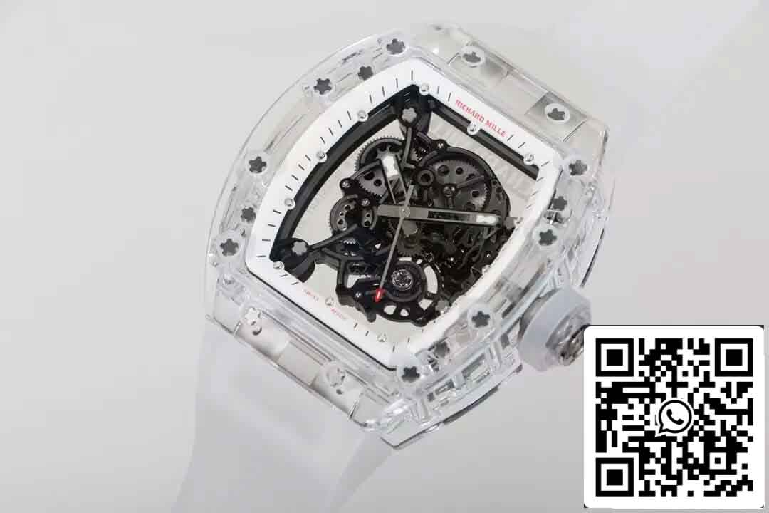 Relógio réplica Richard Mille RM055 1:1 Best Edition RM Fabbrica com caixa transparente