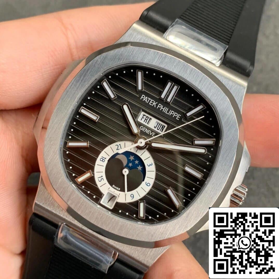 Patek Philippe Nautilus 5726 1:1 edizione migliore GR Fabbrica V2 Gomma cinturino