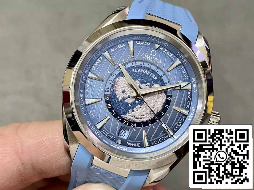 Omega Seamaster 220.12.43.22.03.002 1:1 edição melhor VS Fabbrica quadrante azul
