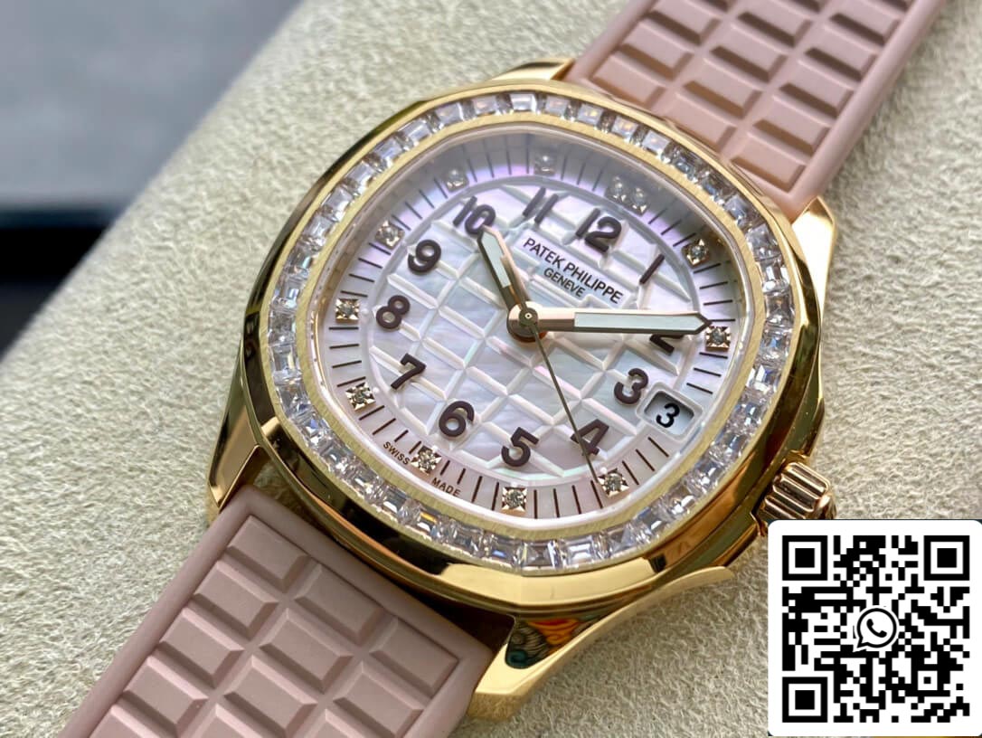 Patek Philippe Aquanaut 5072R-001 1:1 Best Edition PPF Fabbrica Mother Of Pearl Dial