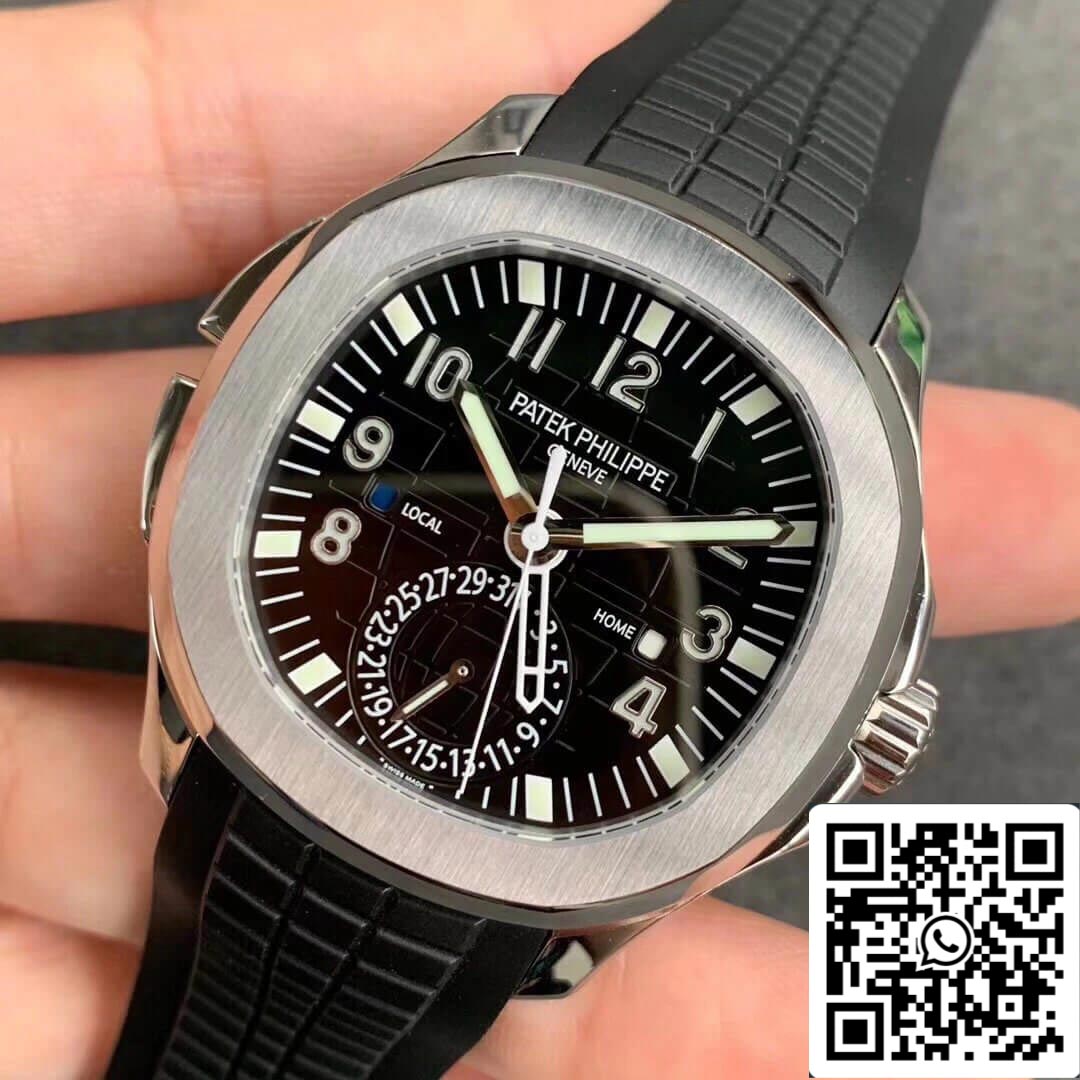 Patek Philippe Aquanaut 5164A-001 1:1 edizione migliore GR Fabbrica quadrante nero