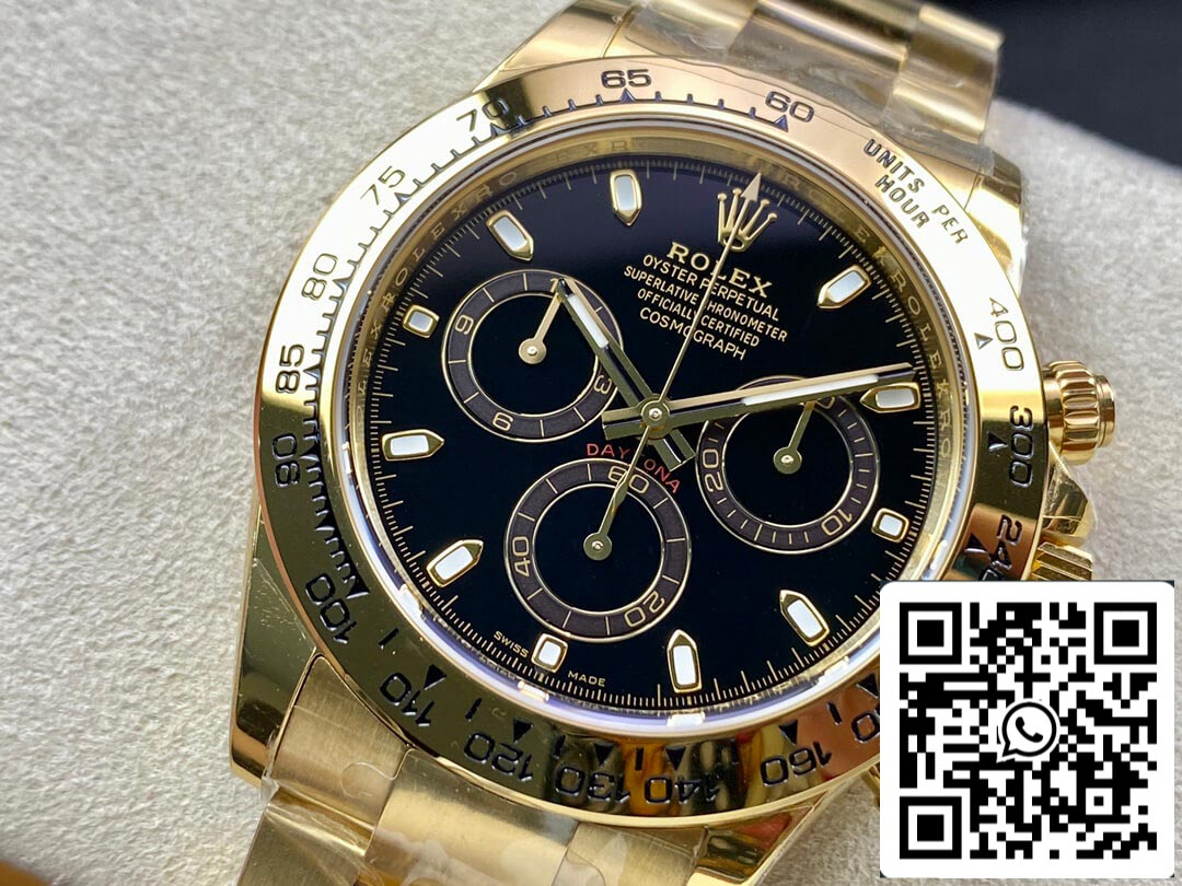 Rolex Daytona M116508-0004 1:1 edição melhor BT Fabbrica Amarelo Ouro