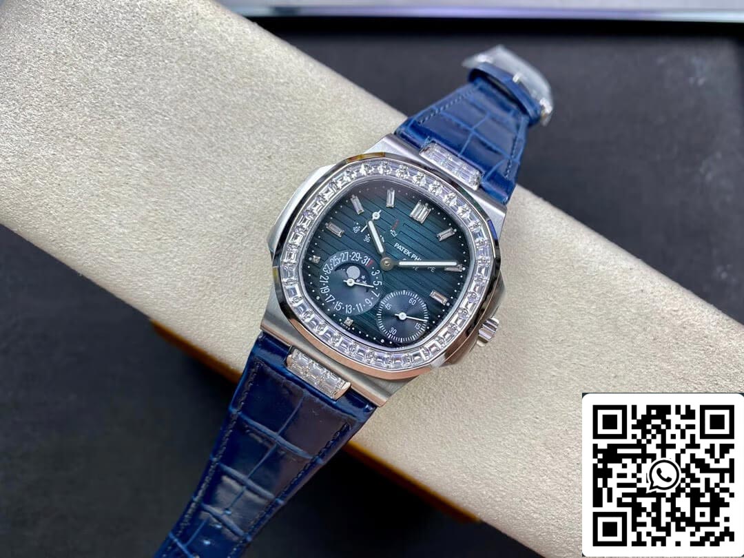 Patek Philippe Nautilus 5724G-001 1:1 edizione migliore GR Fabbrica Blu cinturino