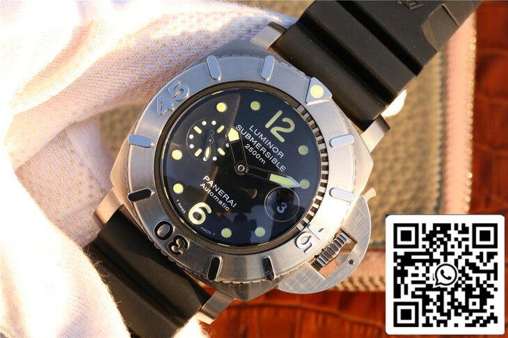 Panerai Submersible PAM 00194 1:1 edizione migliore VS Fabbrica quadrante nero