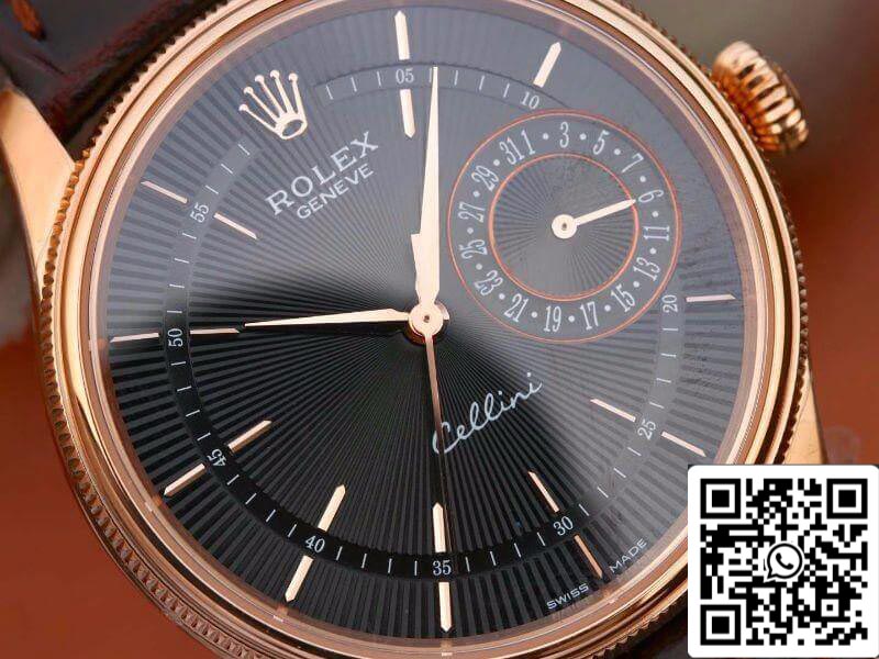 Rolex Celini 50515 MKS Fabbrica Men Watches 1:1 Best Edition Swiss ETA2836 Black Dial
