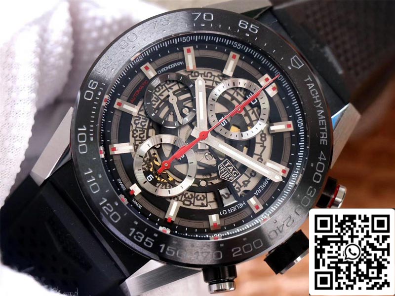 TAG Heuer Carrera CAR201V.FT6046 1:1 Best Edition XF Fabbrica Black Dial Swiss HEUER 01