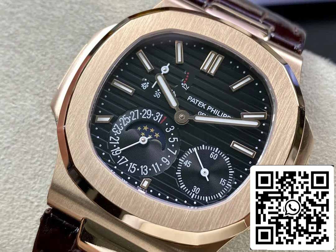 Patek Philippe Nautilus 5712 1:1 edizione migliore GR Fabbrica Pelle cinturino