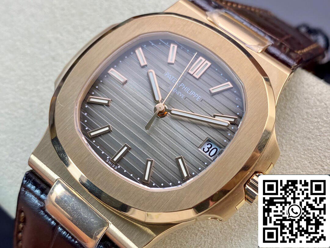 Patek Philippe Nautilus 5711R-001 1:1 Best Edition PPF Fabbrica V4 Brown Dial Swiss ETA324