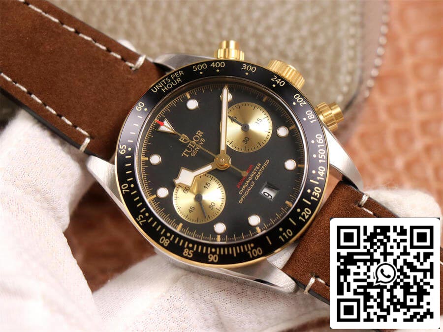 Tudor Heritage Black Bay M79363N-0002 1:1 Best Edition TW Fabbrica Gold Steel