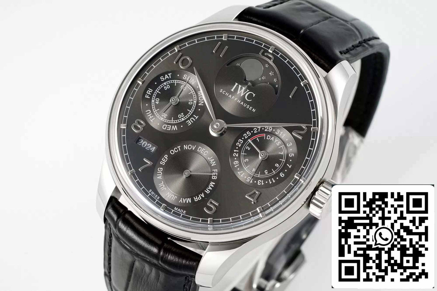 IWC Portuguese Perpetual Calendar IW503301 1:1 edizione migliore APS Fabbrica Gray quadrante
