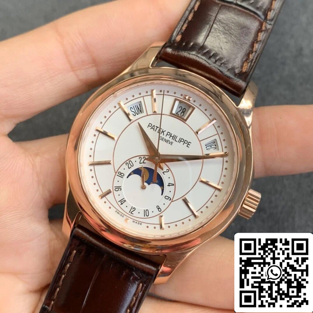 Patek Philippe Complications 5205R-001 1:1 edizione migliore GR Fabbrica Milky quadrante bianco