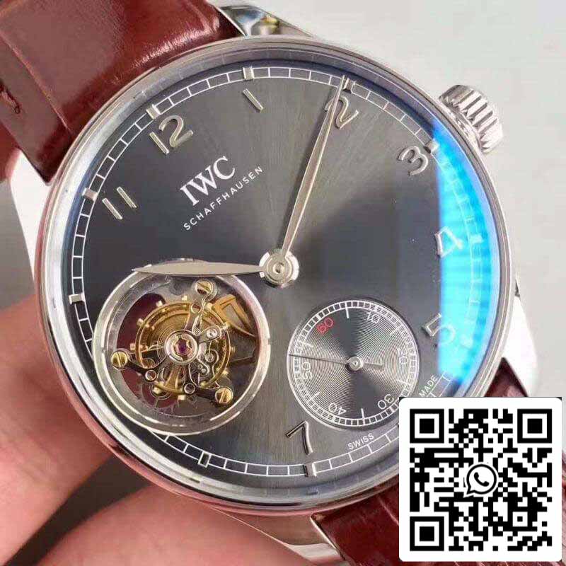 IWC Portuguese Tourbillon IW546301 YL Fabbrica 1:1 Best Edition Swiss Tourbillon Anthracite Dial