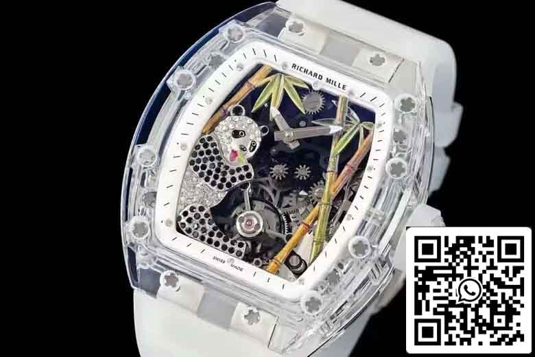 Richard Mille RM26-01 Réplica do turbilhão Best Edition RM Fabbrica Cinturino de borracha