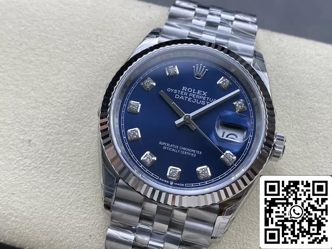 Rolex Datejust M126234-0037 36MM 1:1 edizione migliore VS Fabbrica Diamond quadrante