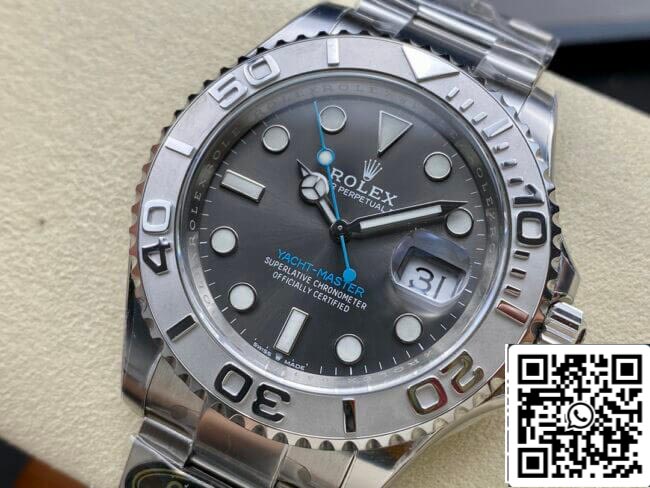 Rolex Yacht‑Master M126622-0001 1:1 edizione migliore Clean Fabbrica Grigio quadrante