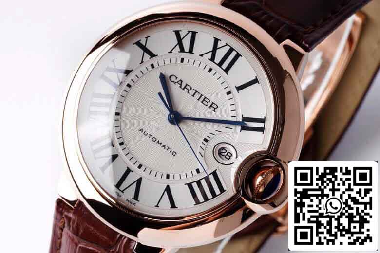 replica Ballon Bleu De Cartier 42MM WGBB0030 AF Fabbrica Rosa Oro Cassa