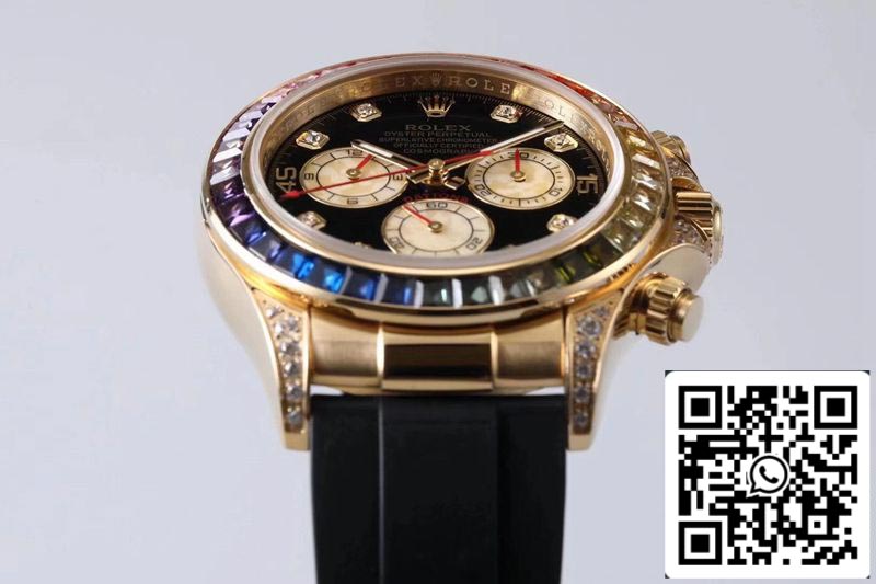 Rolex Daytona 116598RBOW 1:1 edizione migliore BL Fabbrica Yellow Oro Swiss ETA4130