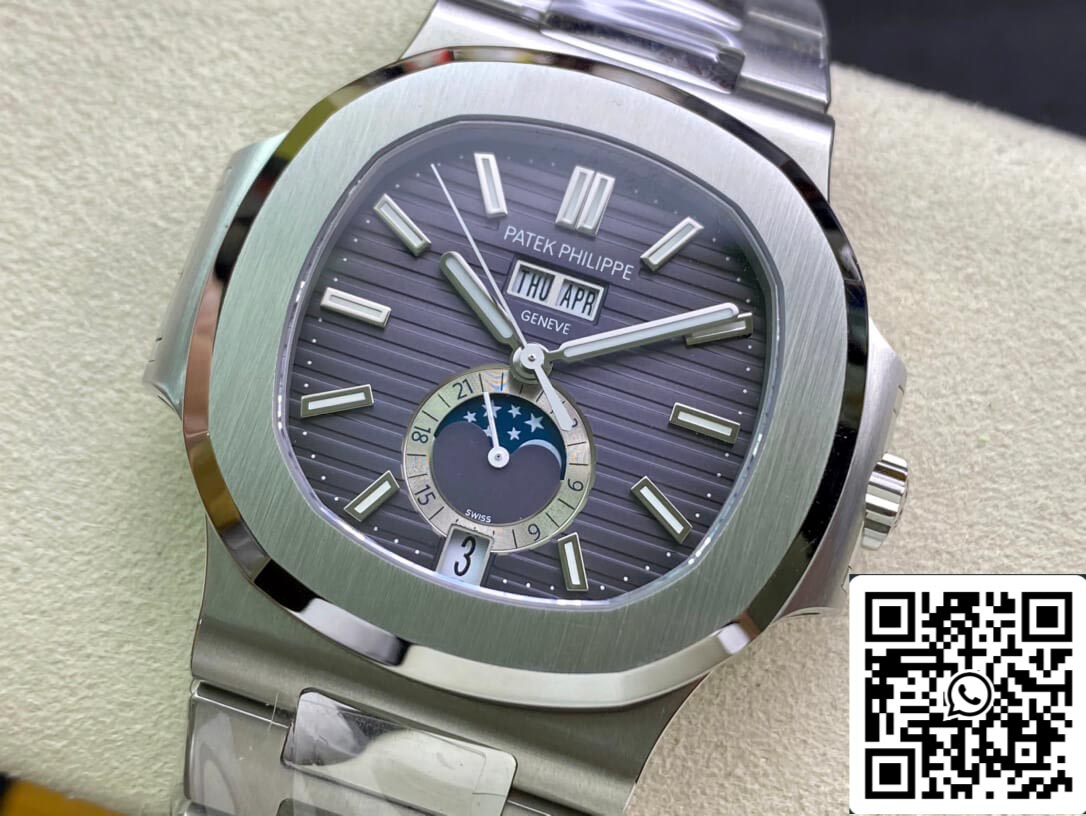 Patek Philippe Nautilus 5726/1A-001 1:1 Best Edition PPF Fabbrica Grey Dial