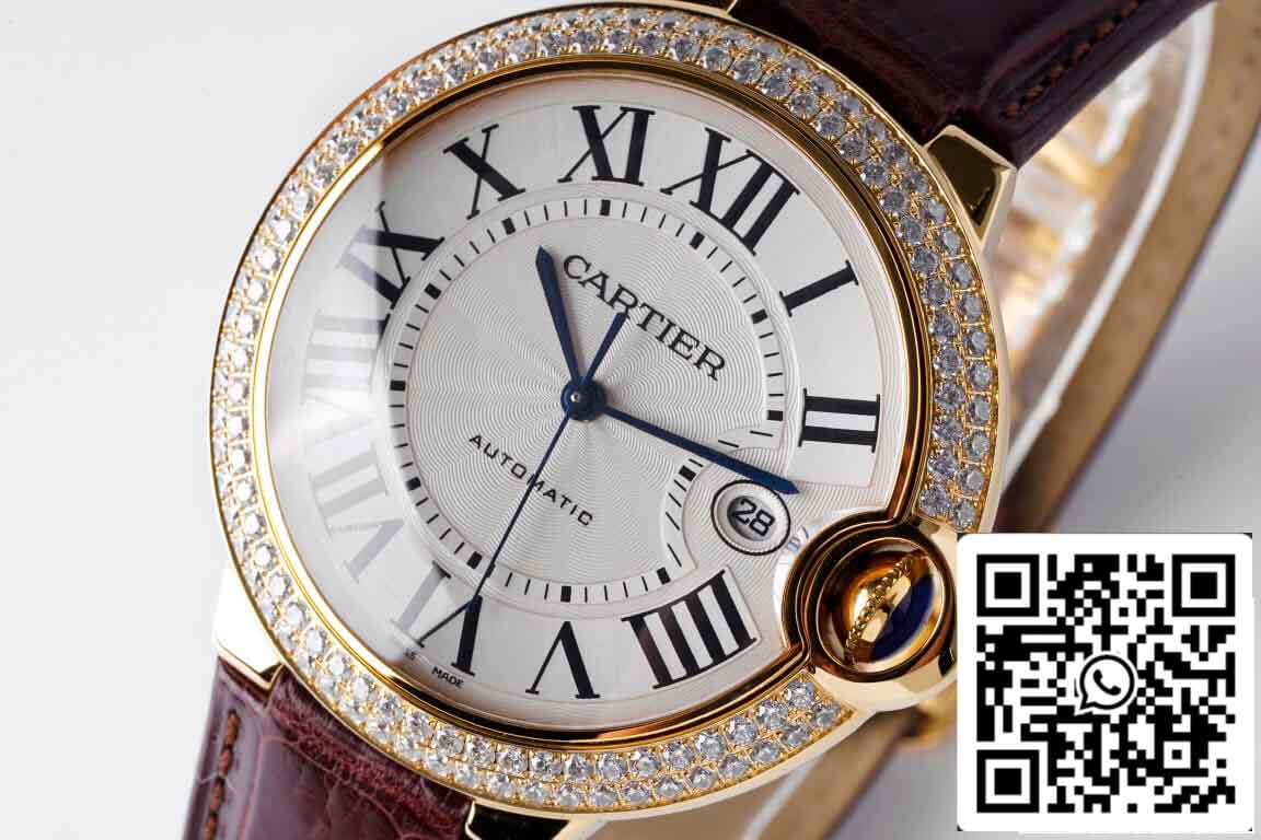 replica Ballon Bleu De Cartier 42MM WE9007Z3 AF Fabbrica Yellow Oro Cassa