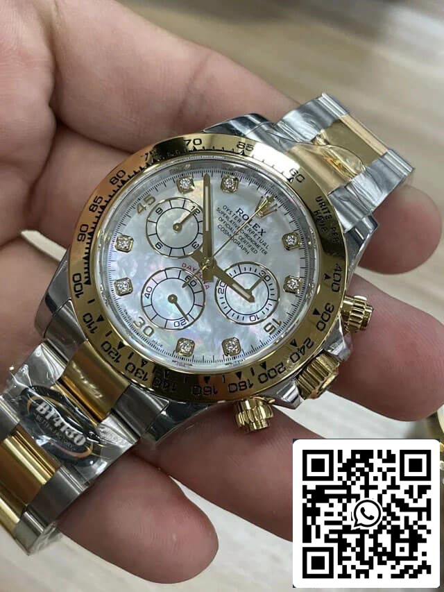 Rolex Daytona M116503-0007 1:1 edizione migliore BT Fabbrica Mother-Of-Pearl quadrante