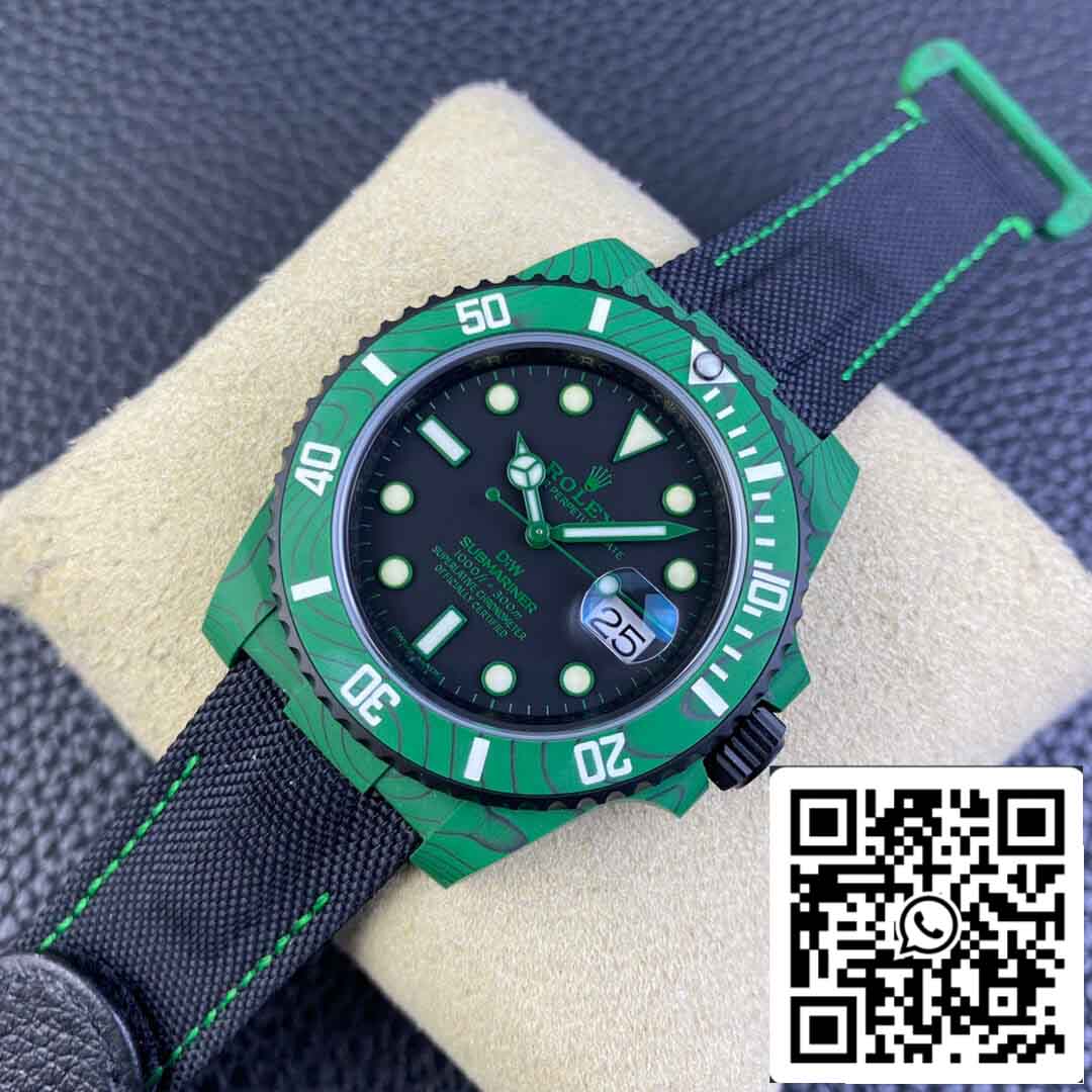 replica Rolex Submariner VS Fabbrica Verde fibra di carbonio lunetta