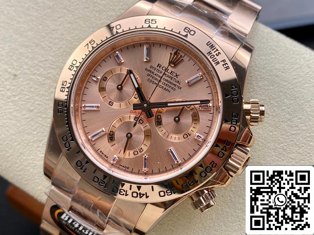 Rolex Daytona M116505-0012 1:1 edição melhor BT Fabbrica Rosa Oro