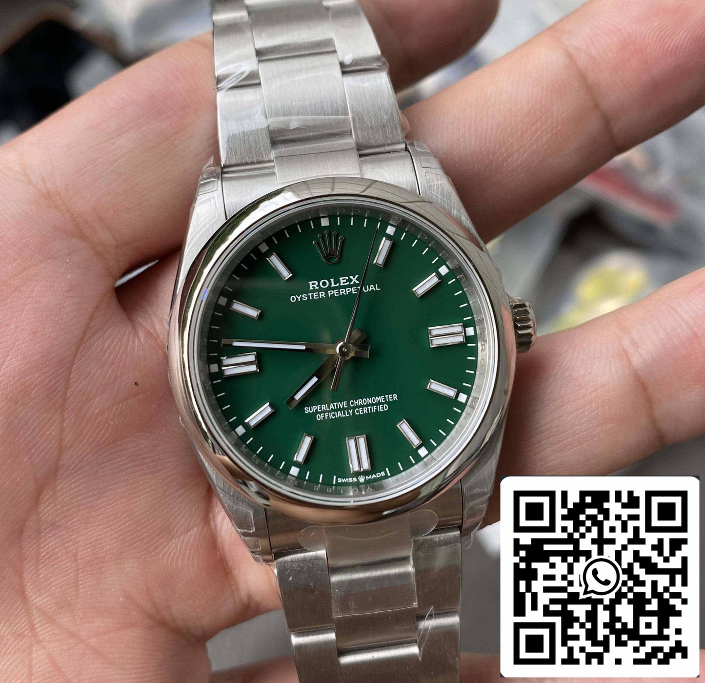 Rolex Oyster Perpetual 41MM M124300-0005 1:1 edizione migliore VS Fabbrica acciaio inossidabile