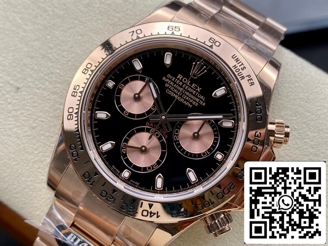 Rolex Daytona M116505-0008 1:1 edizione migliore BT Fabbrica quadrante nero